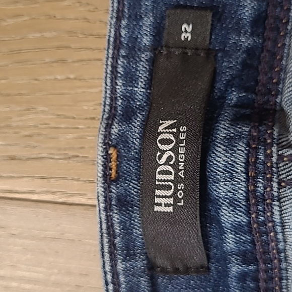 Hudson Jeans Women's sz 32 Collin Skinny Double Button Mid Rise Denim Jeans - Picture 7 of 15